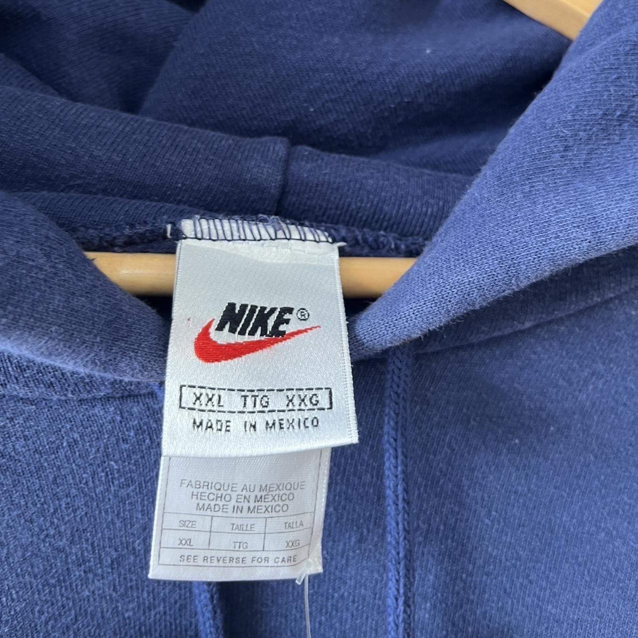 90s Nike Small Embroidered Swoosh Logo Hoodie