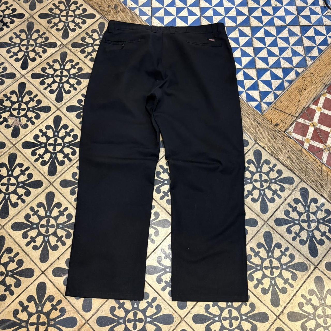 TRW470F-P - Vintage retro essential Black Dickies Trousers pants casual workwear #skater #utility #workwear #carpenter #dickies