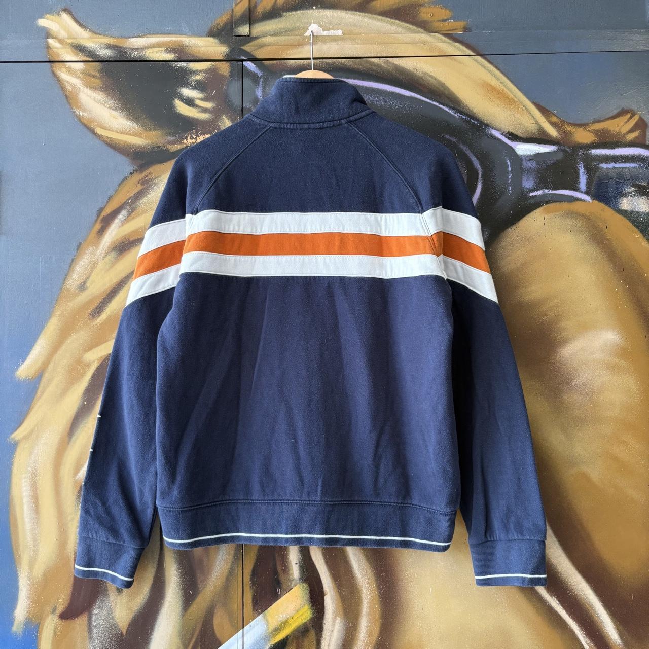 Vintage Nike Track Jacket Mens Medium Blue Full Zip C72 Star Solo Swoosh Sweatshirt Jumper Top 90s Y2K 00s