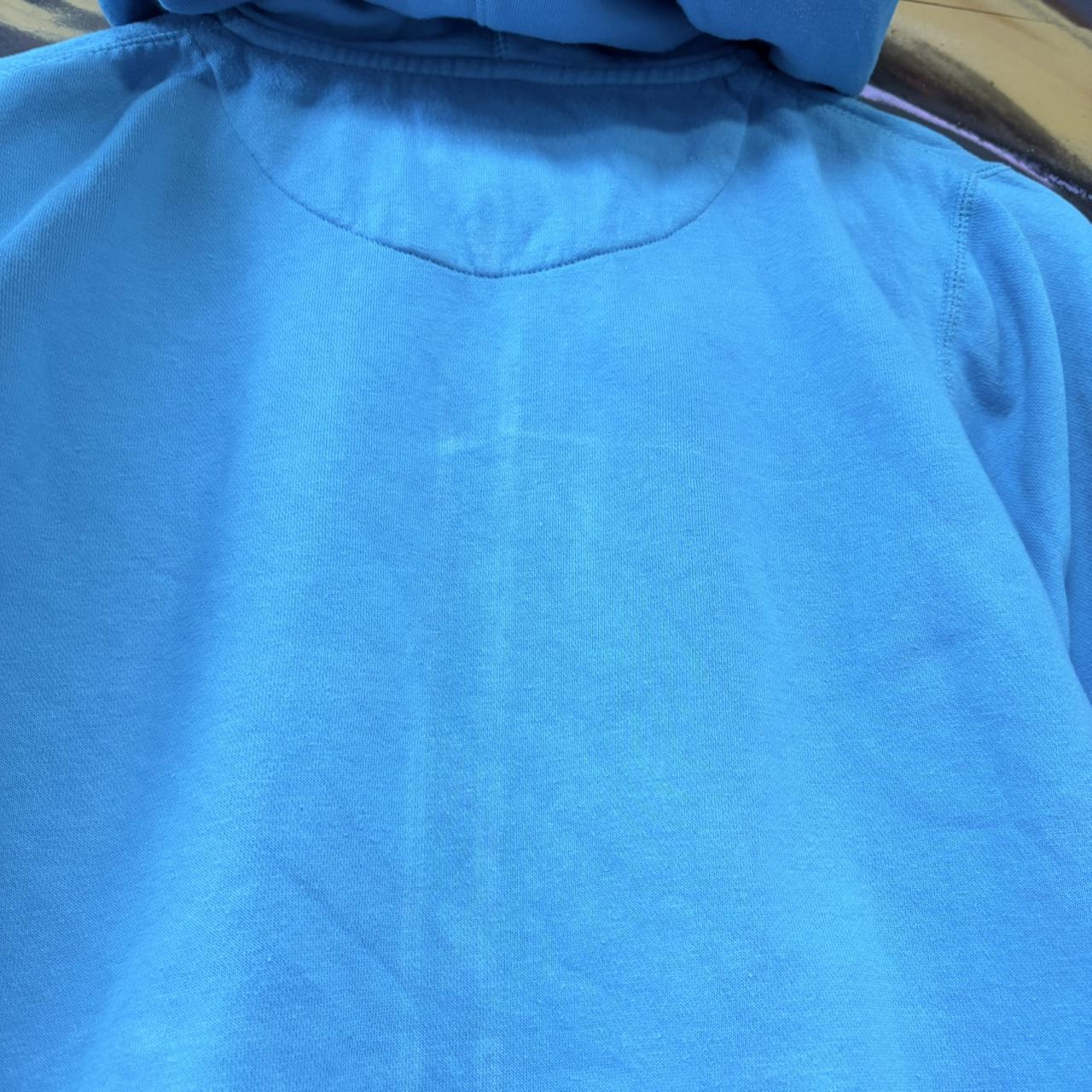 BR1912GE-U - Vintage Retro Essential Light Blue Nike Full Zip Up Sweatshirt Hoodie with embroidered swoosh logo #90s #sportswear #essential #nike #y2k