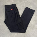 Dickies Black Cargo Skater Trousers Workwear Pants