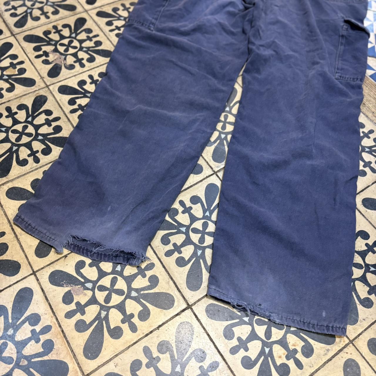 TRW406BR - Vintage retro essential  Navy Carhartt Cargo Carpenter Trousers pants casual workwear #skater #utility #workwear #cargo #carhartt