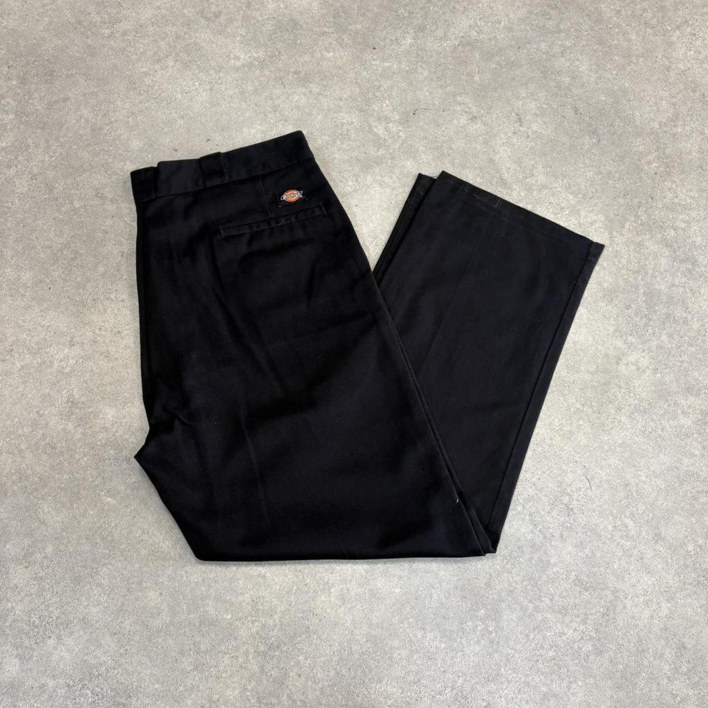 BR1011AT-U - Vintage retro Essential Black Dickies Trousers pants casual workwear #skater #utility #workwear #dickies #straightleg