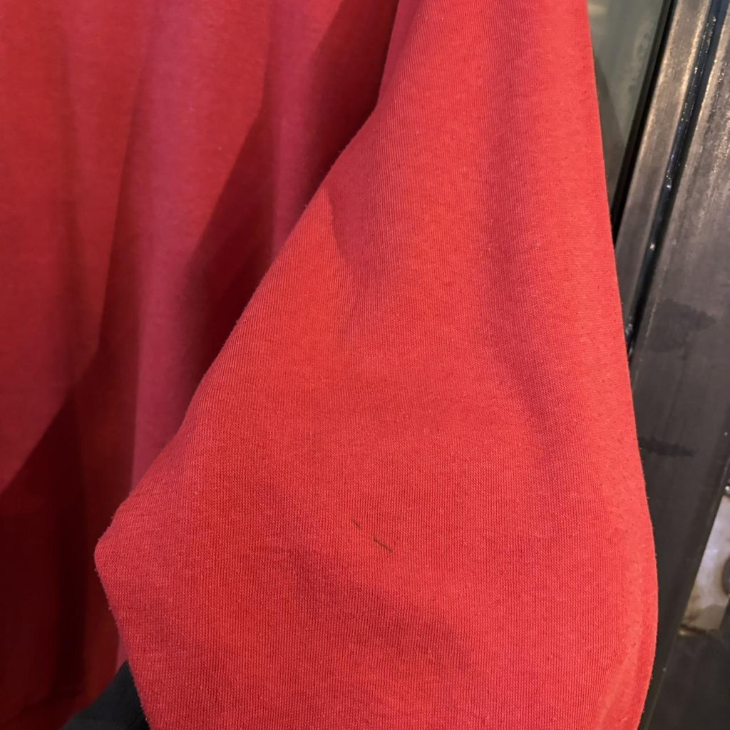 Vintage Retro Essential Red 80s / 90s Nike Crewneck Jumper Sweatshirt with print logo #90s #sportswear #essential #80s #nike