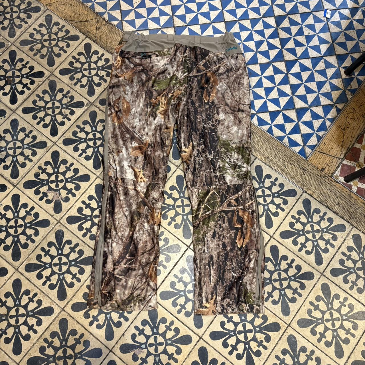 RTB084P - Vintage retro essential woodland RealTree adjustable cargos camo camouflage Carpenter Pants Trousers bottoms wide straight leg hip hop #skater #realtree #camo #y2k #baggy