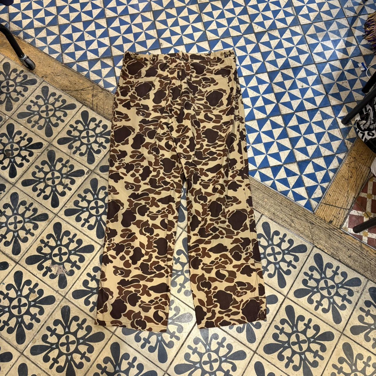 RTB093P - Vintage retro essential woodland RealTree adjustable cargos camo camouflage Carpenter Pants Trousers bottoms wide straight leg hip hop #skater #realtree #camo #y2k #baggy