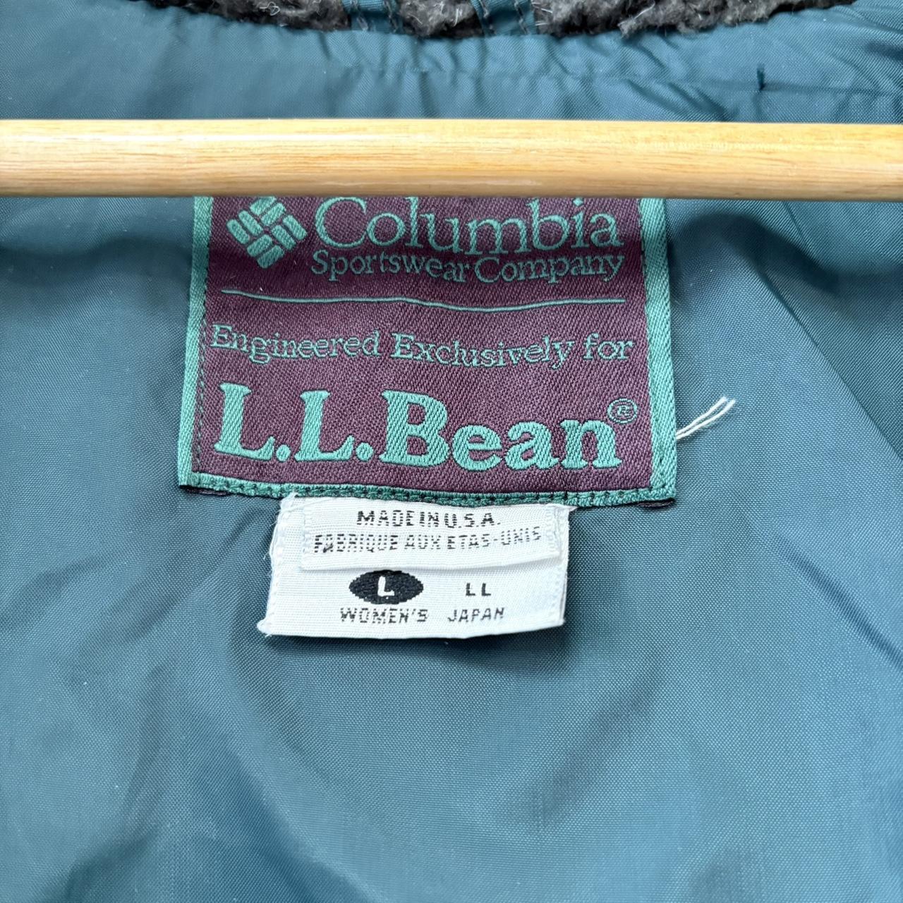 BR2701DE-P - Vintage retro essential Grey Columbia x L.L. Bean Deep Pile full zip up outdoor sweatshirt fleece jacket #deeppile #outdoor #expedition #hike #gorpcore