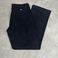 Dickies Black Cargo Skater Trousers Workwear Pants