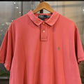 BR1209LW-P - Vintage Ralph Lauren Plain Pink Short Sleeve collared button up polo shirt top #Y2K #preppy #chiefkeef #smartcasual #oldmoney