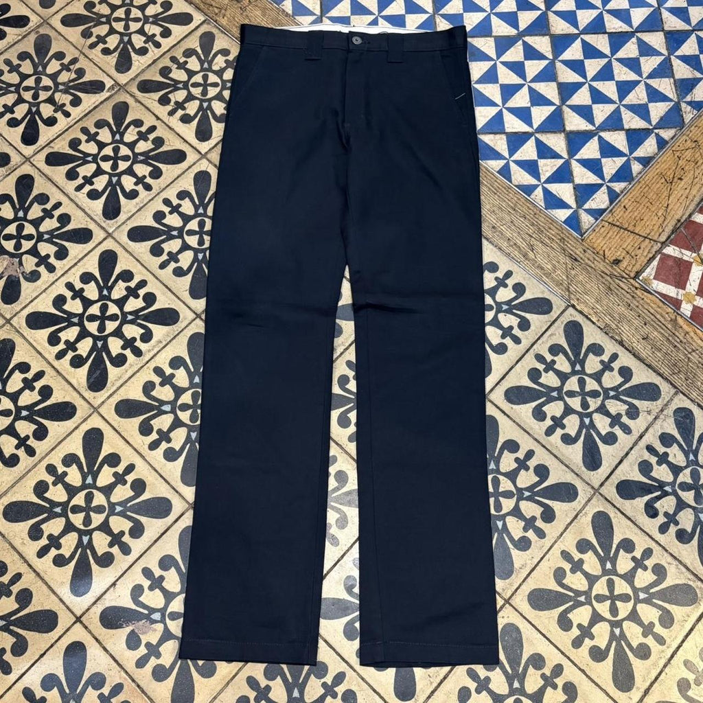 BR2306IF-F - Vintage retro essential  Navy Dickies Skinny Straight Trousers pants casual workwear #skater #utility #workwear #carpenter #dickies