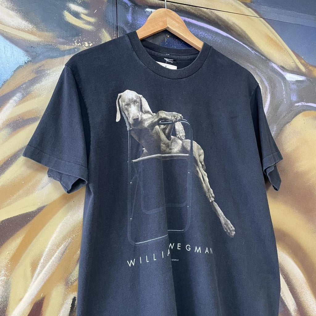 1990 William Wegman Weimaraner Dog GraphicTee