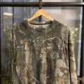 RTT265 - Vintage Retro essential adult mens RealTree Camouflage Khaki Green Brown Field Hunting graphic print Longsleeve Top T-Shirt Tee #realtree #camo #longsleeve #utility