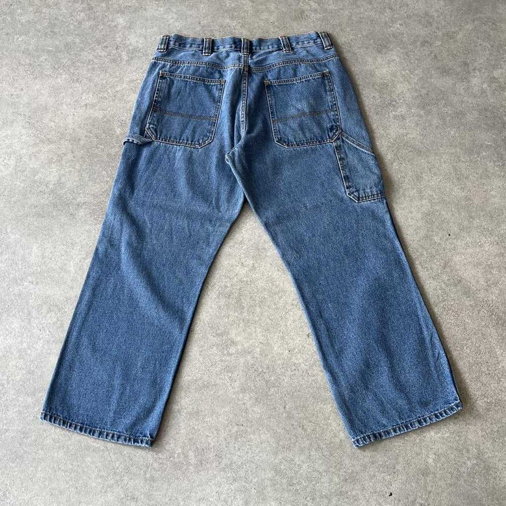 Blue Mountain Dark Wash Denim Carpenter jeans