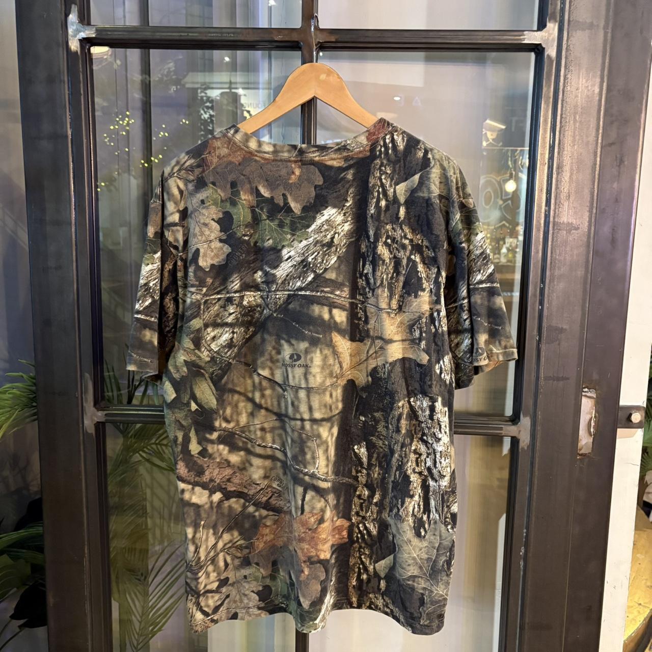 RTT229 - Vintage Retro essential RealTree Camouflage Khaki Green Brown Field Hunting graphic print Top T-Shirt Tee #realtree #utility #camo #hunting