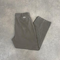 Vintage Polo Ralph Lauren Trousers Mens 35x30 Grey Double Pleated Chinos Preppy Old Money Ivy League Y2K 90s