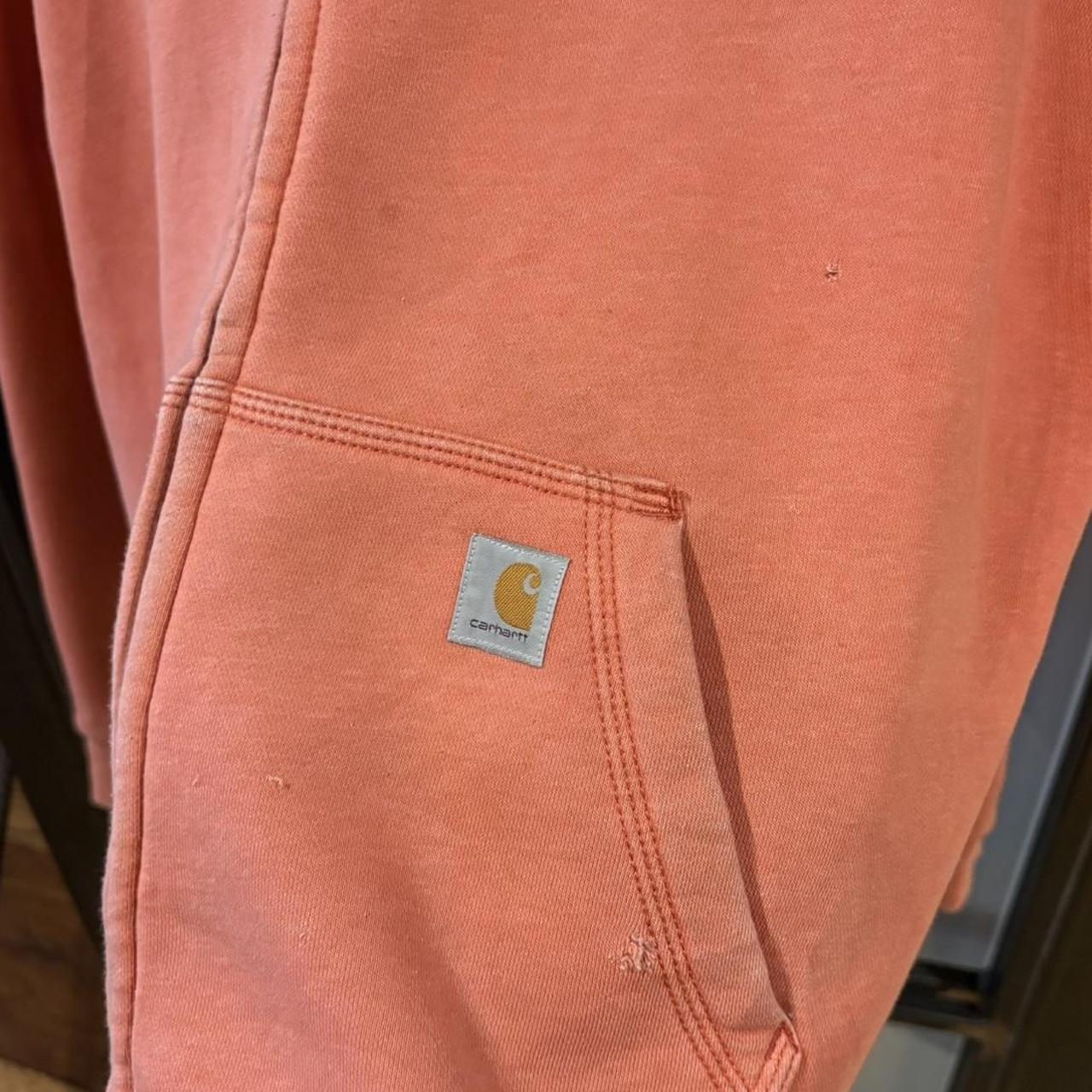 MA0109Z-P - Vintage Retro Essential Pino Carhartt Fulp Zip Sweatshirt Hoodie with embroidered patch pocket logo #carhartt #workwear #hoodie #skater #y2k