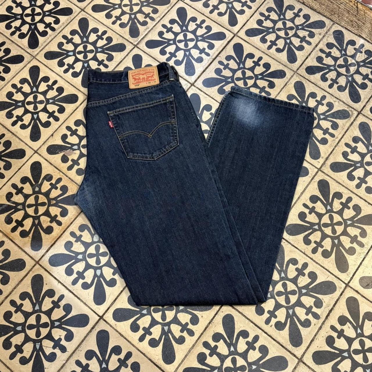 TRW522P - Vintage retro essential Levi’s 559 Dark Blue Wash Denim Jeans Trousers pants #denim #levis559 #levis #jeans