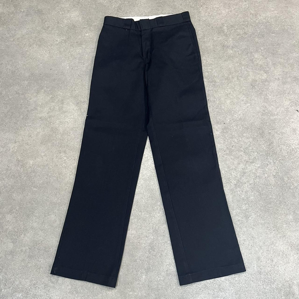 Dickies Black Chino Skater Trousers Workwear Pants