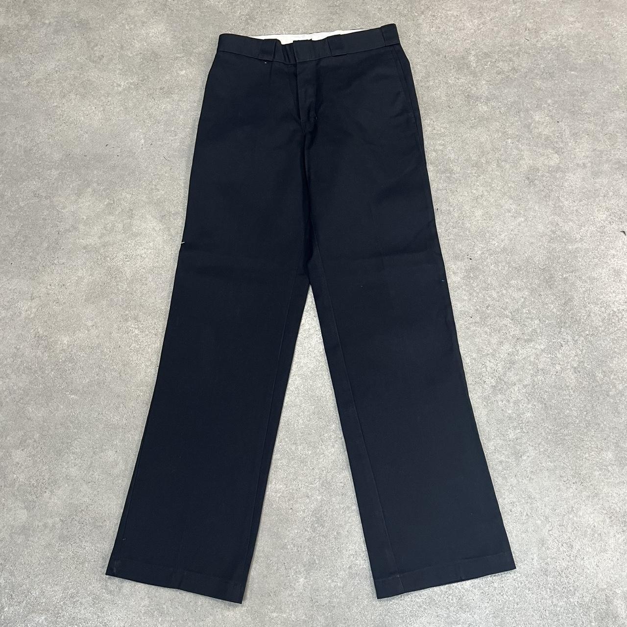 Dickies Black Chino Skater Trousers Workwear Pants