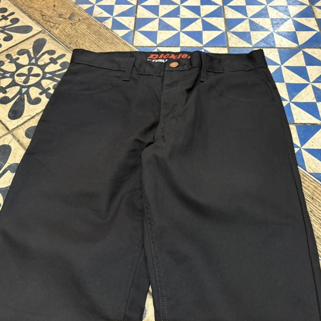 BR1011DH-F - Vintage retro essential Black Dickies Straight Leg Trousers pants casual workwear #skater #utility #workwear #straightleg #dickies