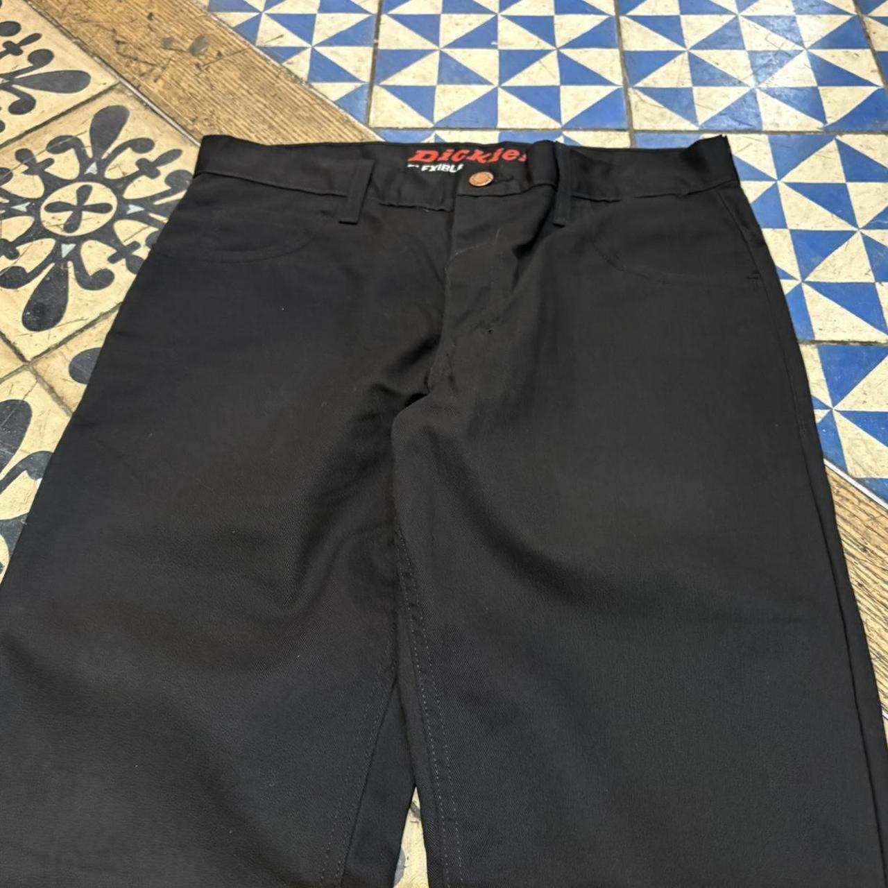 BR1011DH-F - Vintage retro essential Black Dickies Straight Leg Trousers pants casual workwear #skater #utility #workwear #straightleg #dickies
