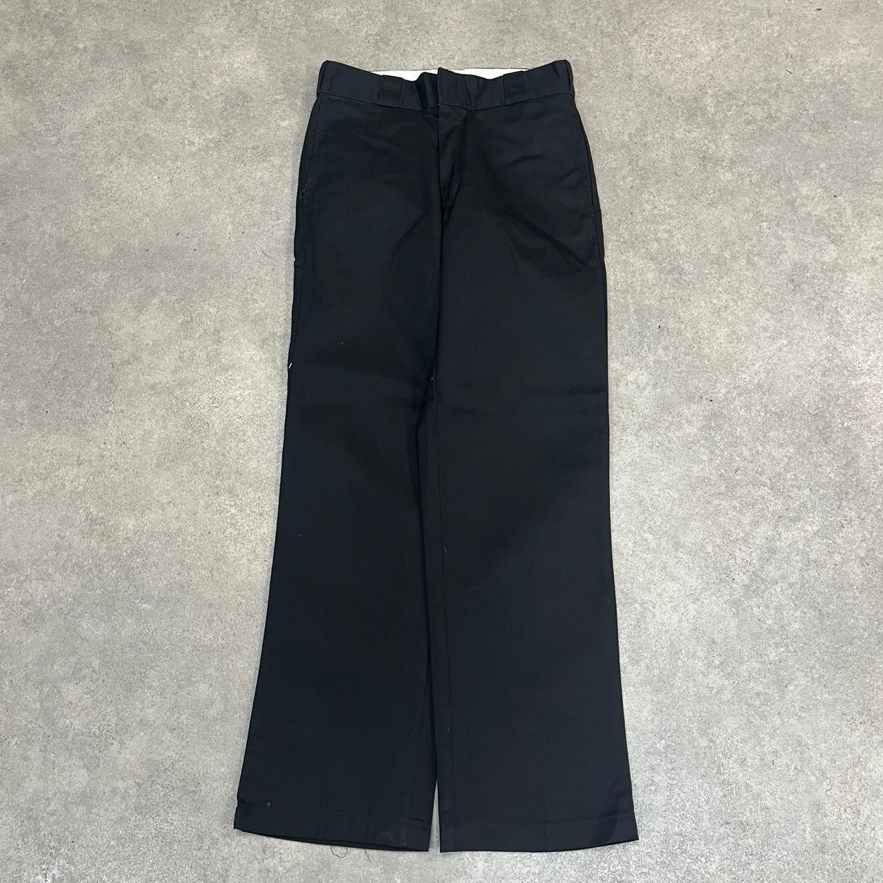 Dickies Black Chino Skater Trousers Workwear Pants