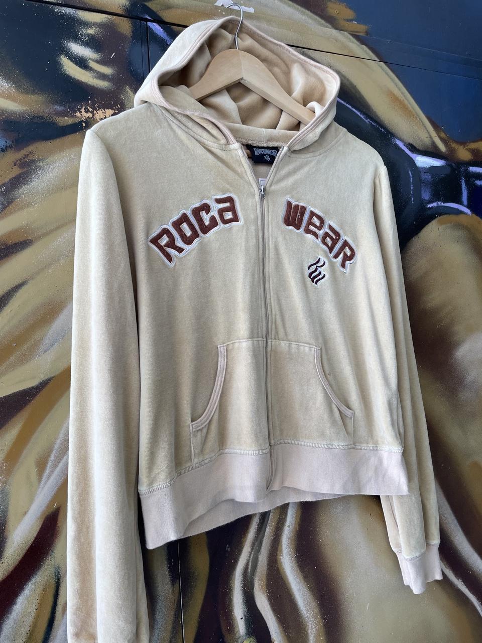 Y2K Rocawear Velour Full Zip Hoodie