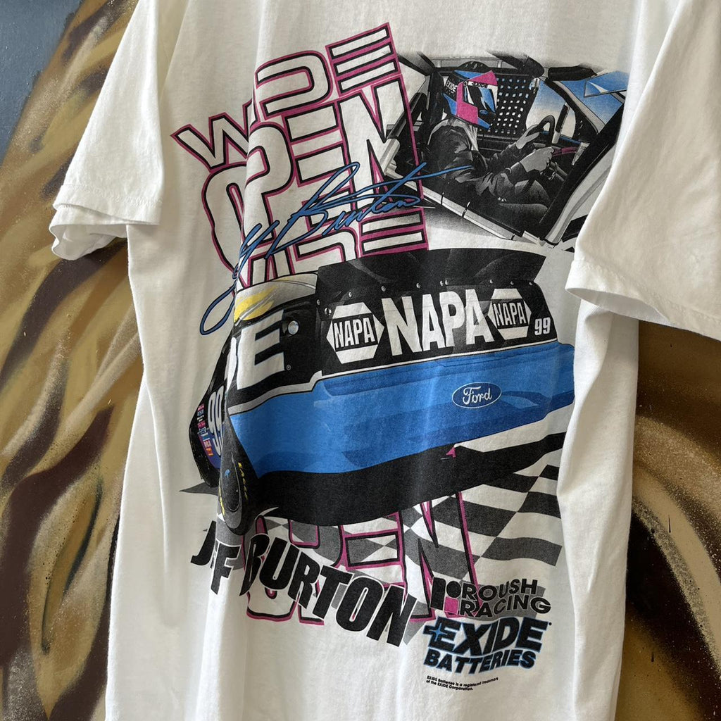 Jeff Burton Exide Batteries Ford Sponsor NASCAR Graphic Tee