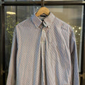 1224D65 - Vintage Tommy Hilfiger Striped Light Blue and Red Shirt longsleeve collared button up top #Y2K #preppy #chiefkeef #golf #oldmoney