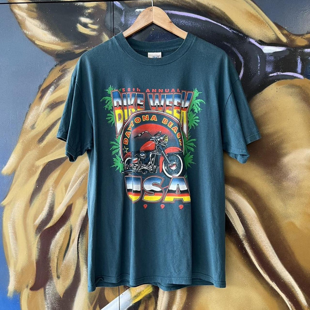1999 Daytona Bike Week Graphic Single Stitch Tee