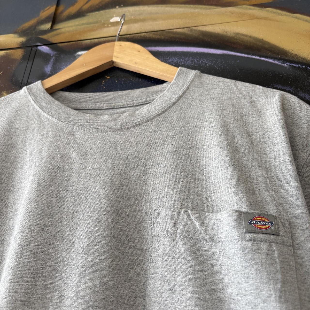 Vintage Dickies T shirt Mens Medium Grey Prterdale Relaxed Fit Workwear Durable Skate Tee Top 90s Y2K 00s