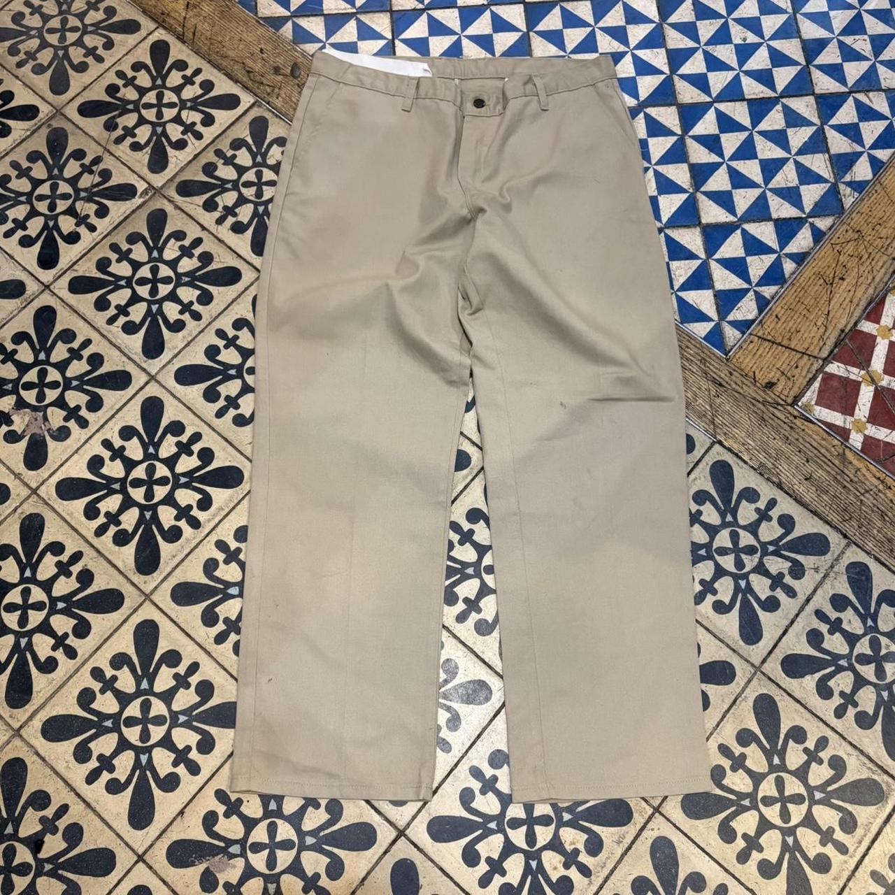 BR2306HU-F - Vintage Retro Essential Beige Dickies Trousers pants casual workwear #skater #utility #workwear #carpenter #dickies