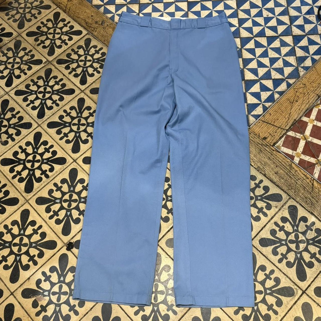 TRW474F-P - Vintage retro essential Dickies Baby Blue 874 Trousers pants casual workwear #skater #utility #workwear #carpenter #dickies