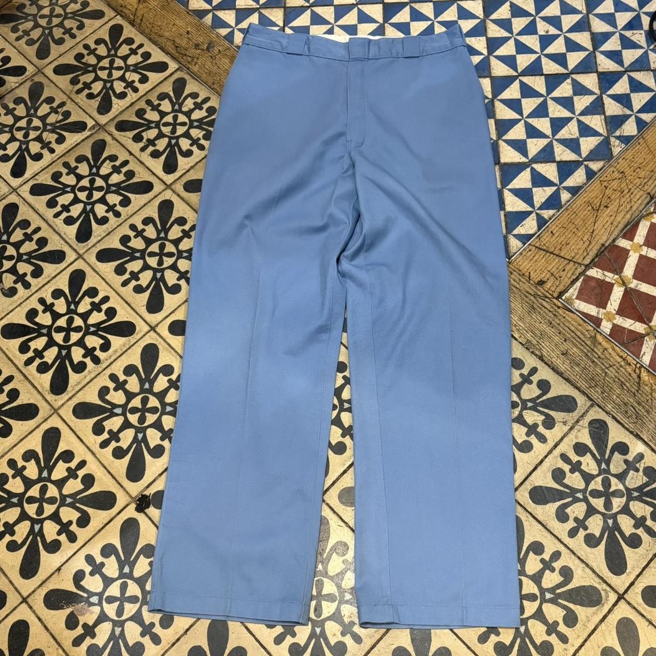 TRW474F-P - Vintage retro essential Dickies Baby Blue 874 Trousers pants casual workwear #skater #utility #workwear #carpenter #dickies