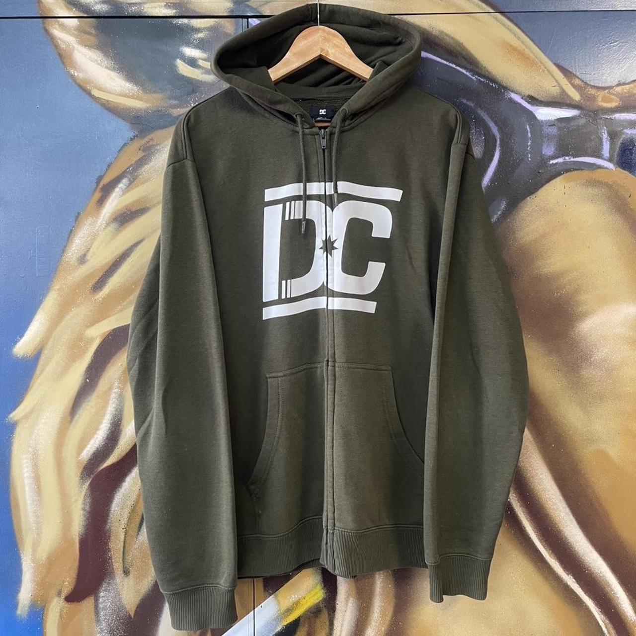 Y2K DC Shoes Big Logo Full Zip Hoodie