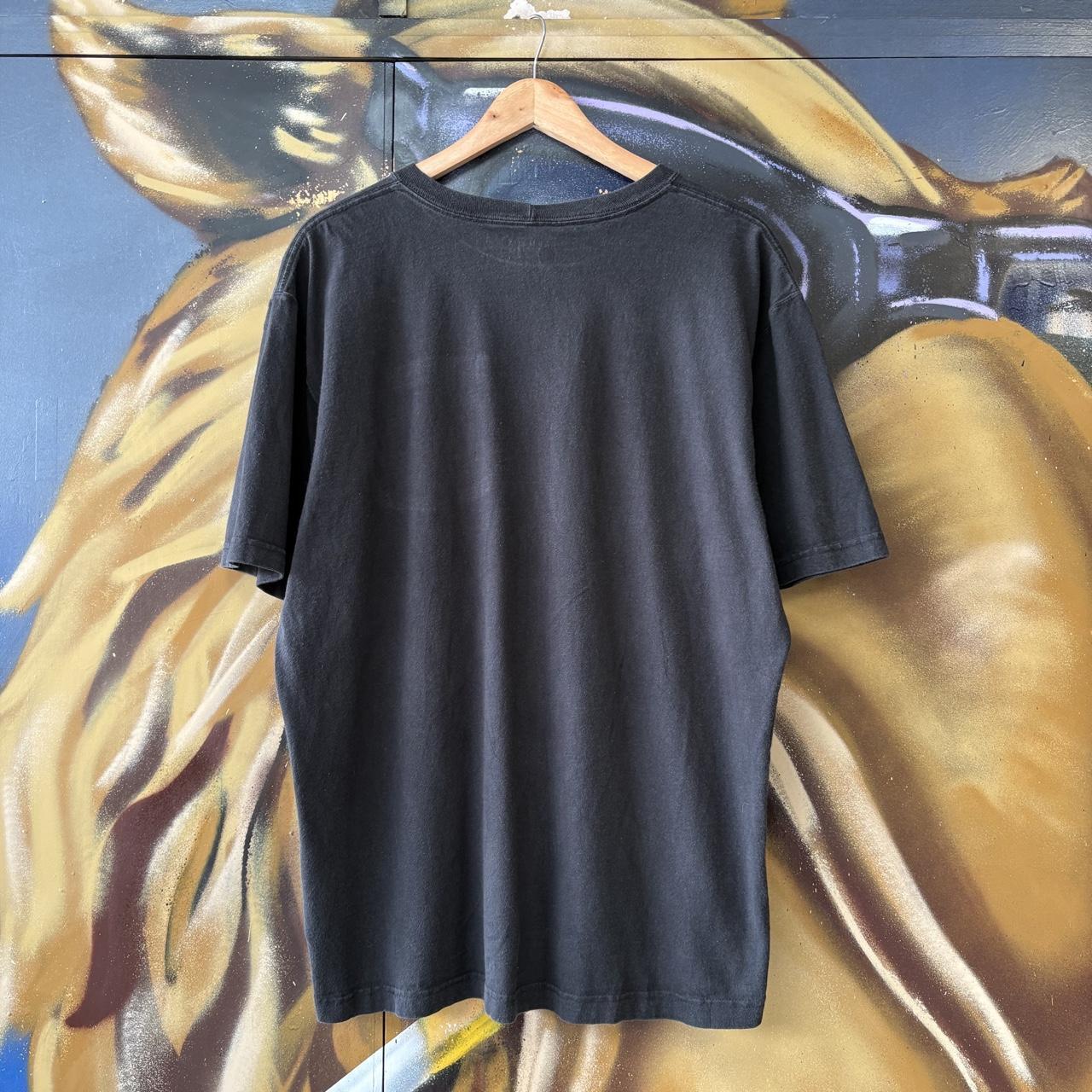 Vintage Carhartt  T shirt Mens Medium Black Loose Fit Heavyweight Workwear Durable Skate Tee Top 90s Y2K 00s