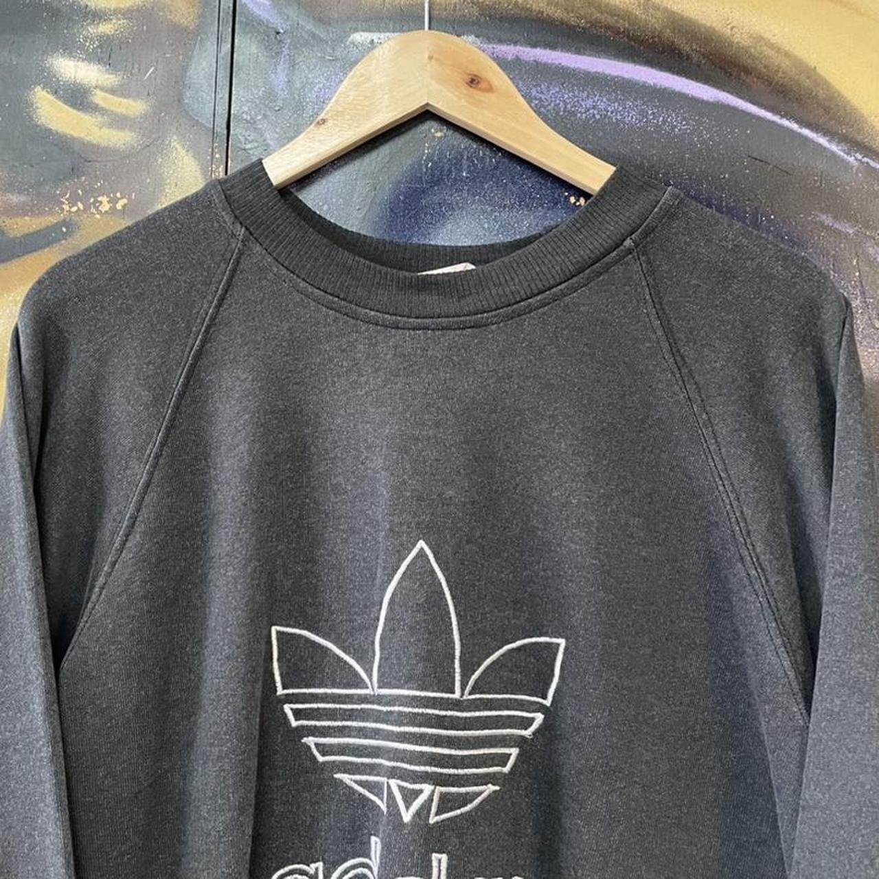 Vintage Adidas Embroidered Trefoil Sweatshirt