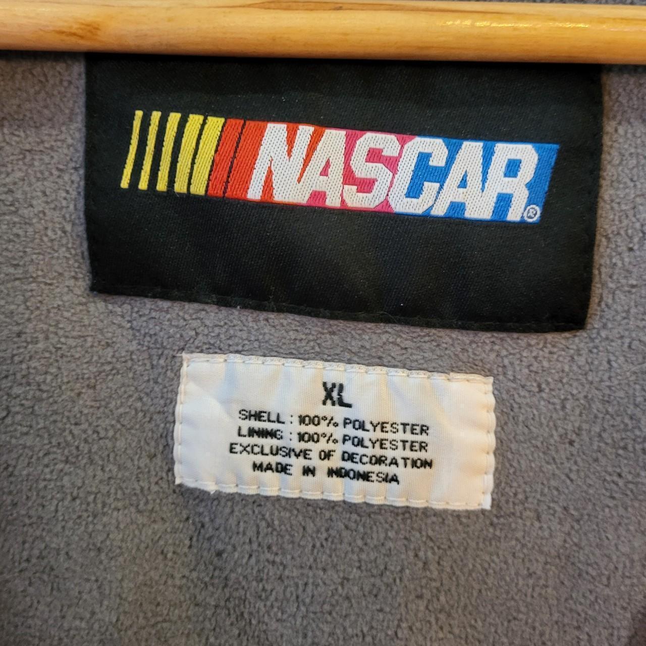WDB070 - Vintage retro black essential NASCAR Stewartt 14 racing Office Depot Racer jacket coat branded with logo 90s Y2K style #racing #nascar #sponsorships #cars #racingjacket