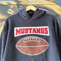 Vintage Russell Athletic Hoodie Mens Large Mustangs Football Graphic Made In USA Streetwear 90s Y2K
