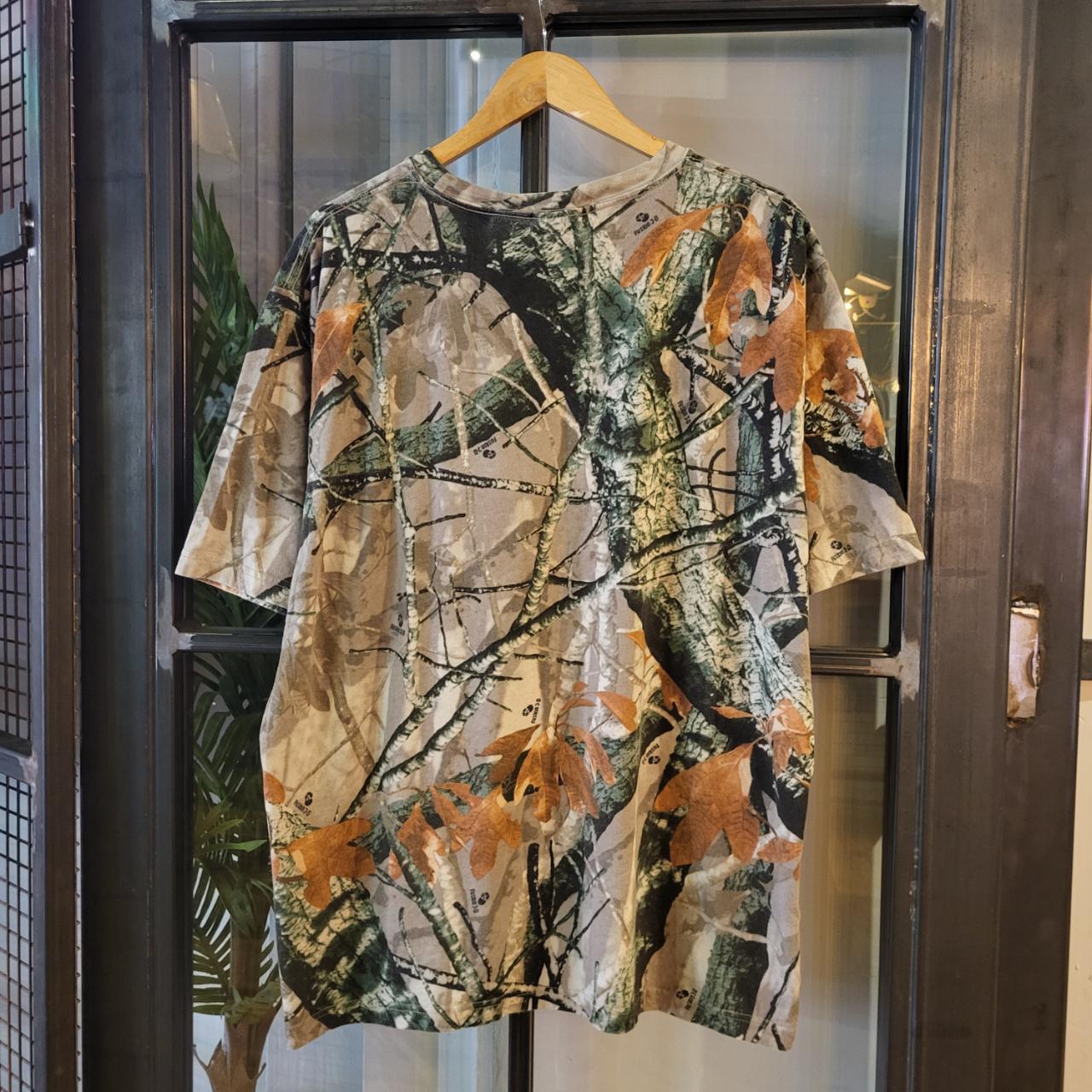 RTT016 - Vintage Retro essential adult mens RealTree Camouflage Khaki Green Brown Field Hunting graphic print Top T-Shirt Tee #utility #camo #realtree #hunting