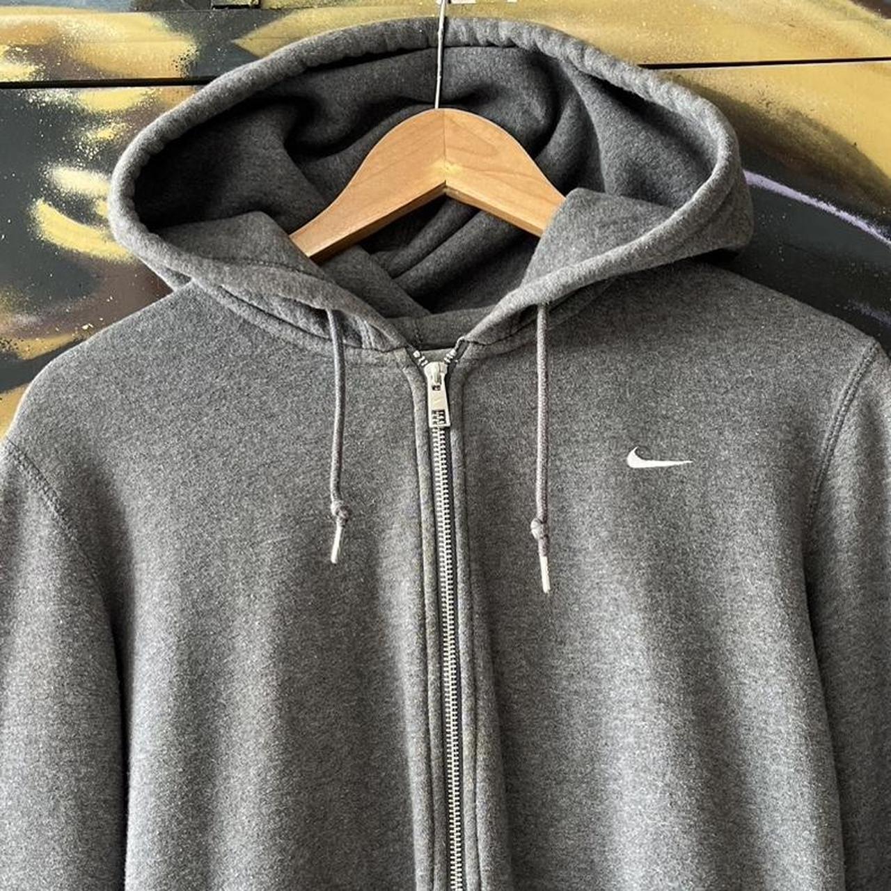 Nike Small Embroidered Swoosh Full Zip Hoodie